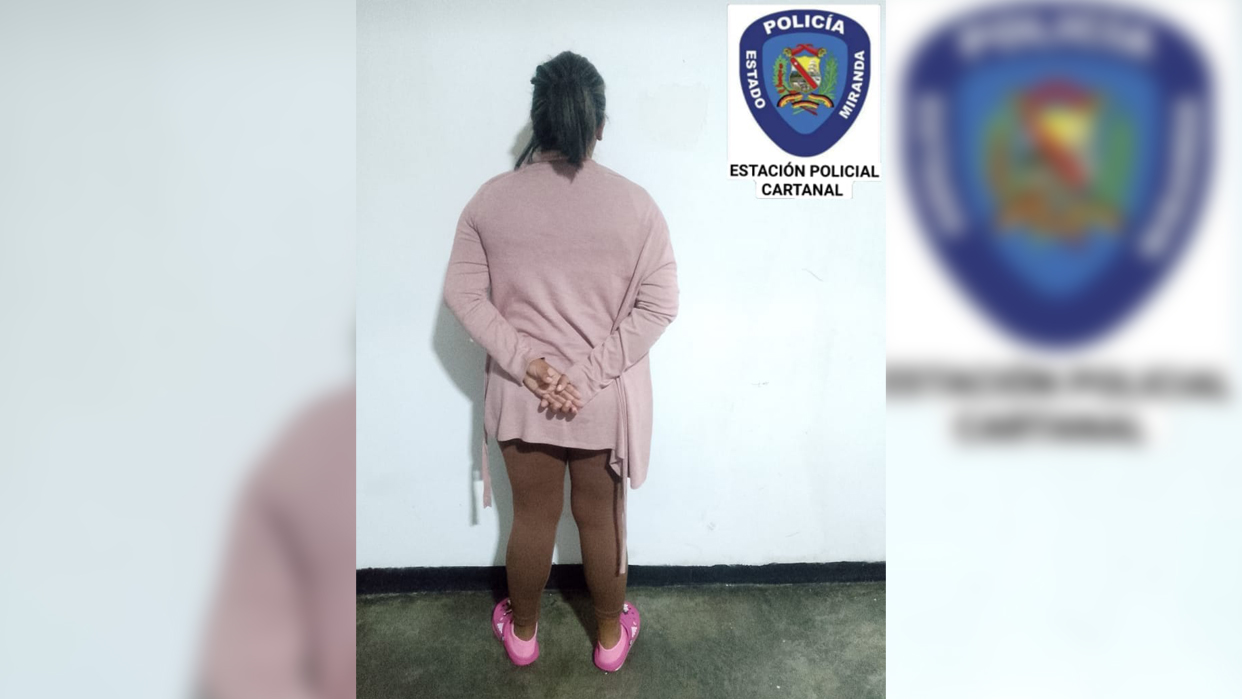 Yoselin Carolais Mena Muñoz fue detenida la noche del lunes 14 de septiembre (Cortesía)