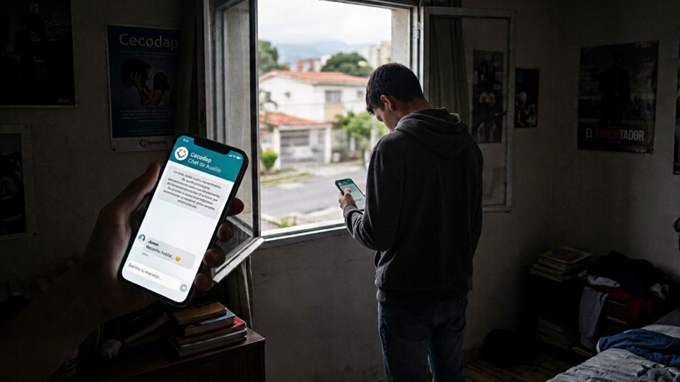 El Servicio de Atención Psicológica de Cecodap registró un incremento del 124,64% en solicitudes durante el último año (Imagen creada con inteligencia artificial)