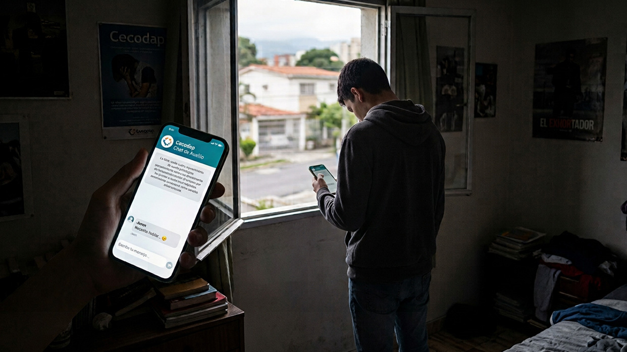El Servicio de Atención Psicológica de Cecodap registró un incremento del 124,64% en solicitudes durante el último año (Imagen creada con inteligencia artificial)